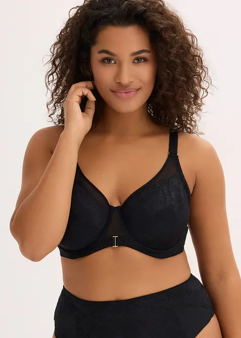 Reggiseno con ferretto e dettaglio gioiello, bonprix