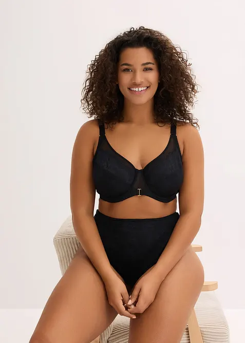 Reggiseno con ferretto e dettaglio gioiello, bonprix