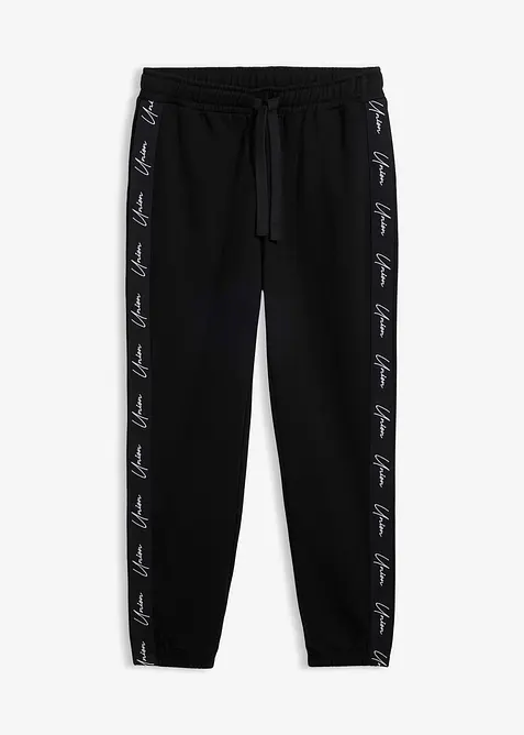 Pantaloni da jogging in puro cotone biologico, loose fit, bonprix