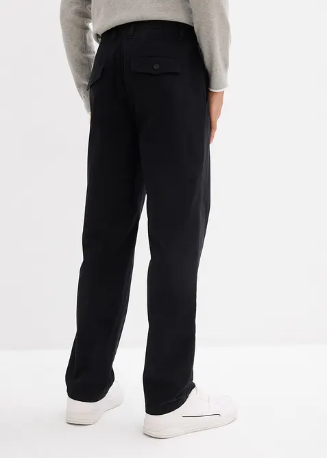 Pantaloni chino in puro cotone, relaxed fit, bonprix