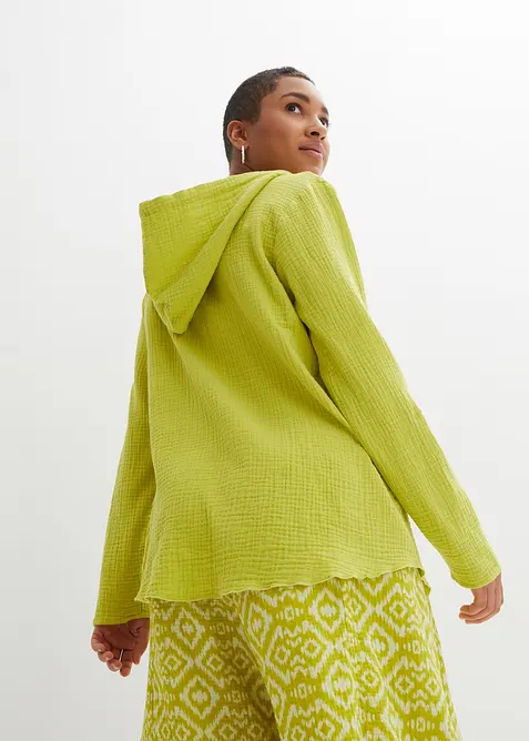 Blusa in mussola vaporosa, bonprix