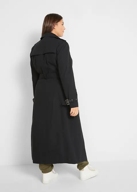 Trench lungo con cintura, bonprix