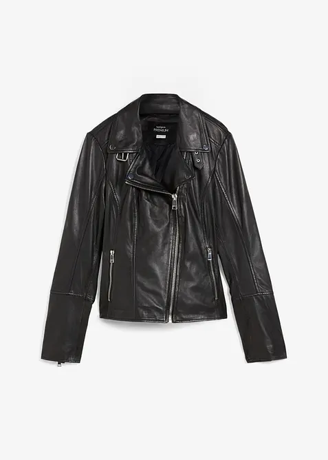 Giacca biker in nappa, bonprix