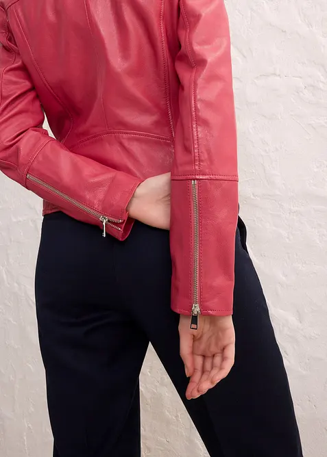 Giacca biker in nappa, bonprix