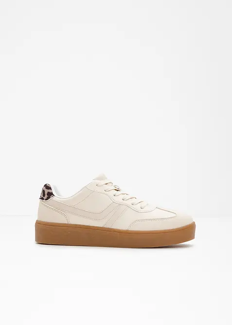 Sneaker con plateau in stile retr&ograve;, bonprix