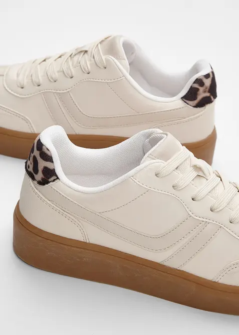 Sneaker con plateau in stile retr&ograve;, bonprix