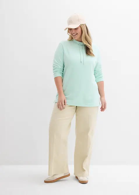 Felpa con spacco, bonprix