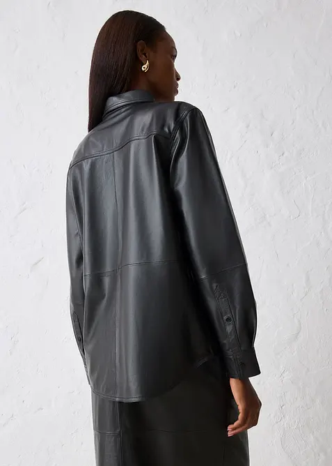 Camicia in nappa d'agnello, bonprix