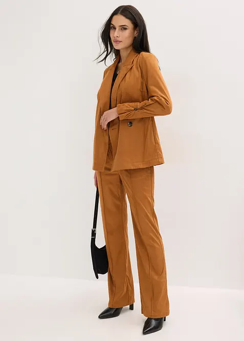 Blazer in similpelle scamosciata, bonprix