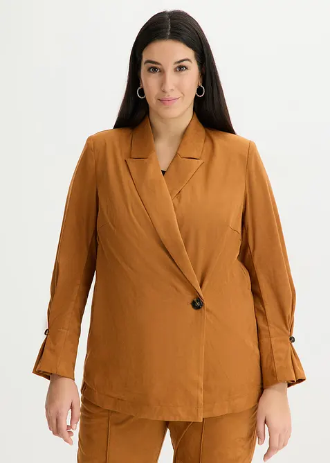 Blazer in similpelle scamosciata, bonprix