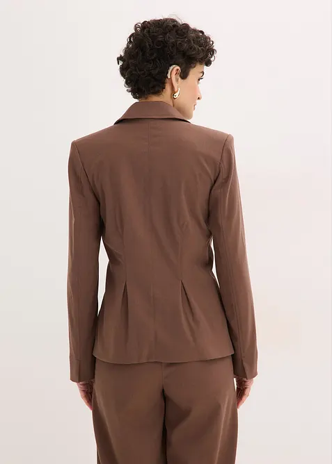Blazer con pieghe cucite, bonprix