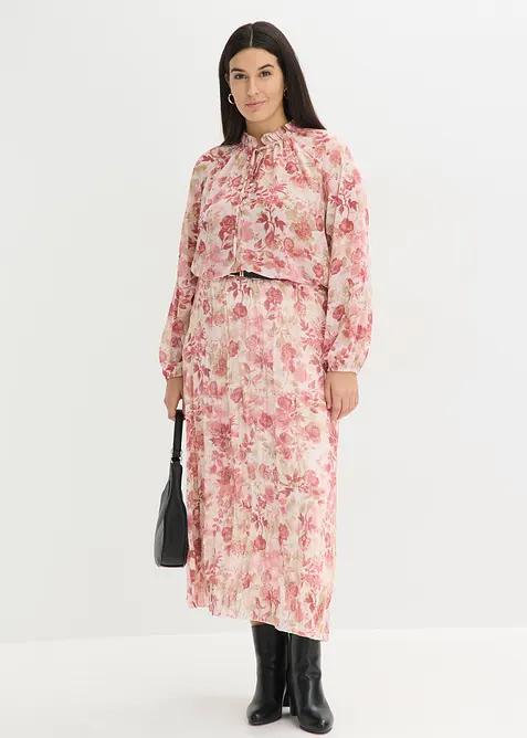 Tunica di chiffon con laccetti, bonprix