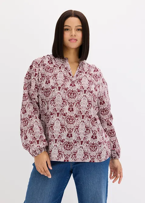 Blusa in puro cotone, bonprix