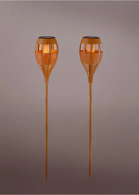 Torcia solare da giardino (set 2 pezzi), bonprix