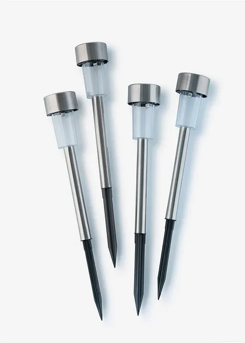 Lampada segnapassi solare a LED (pacco da 4), bonprix