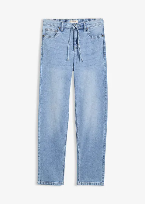 Jeans straight loose fit, vita media, bonprix