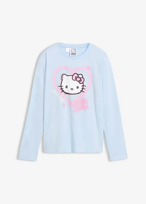 Maglia a maniche lunghe Hello Kitty in puro cotone, Hello Kitty