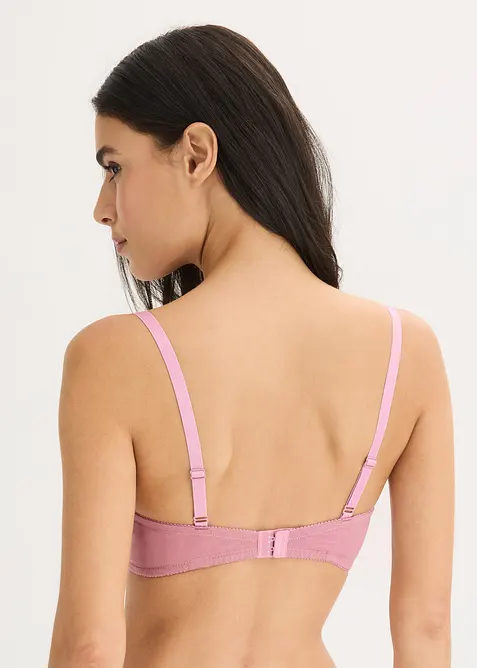 Reggiseno push-up senza ferretto con cotone (pacco da 2), bonprix