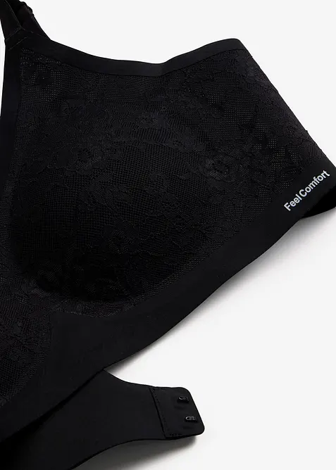 Reggiseno imbottito Feel Comfort senza ferretto con pizzo, bonprix