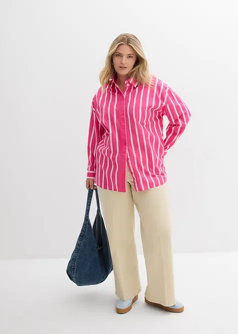 Camicia in popeline di cotone, bonprix