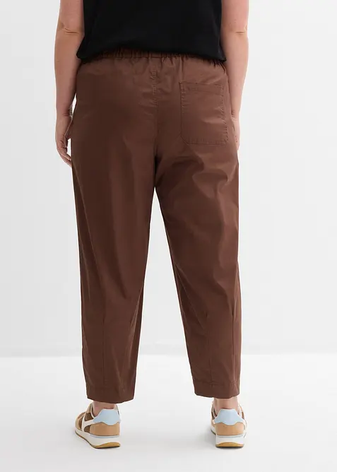 Pantaloni barrel con vita comoda, bonprix