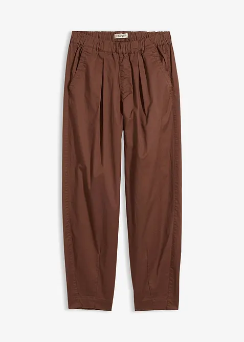 Pantaloni barrel con vita comoda, bonprix