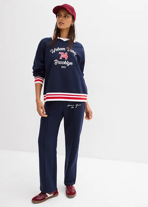 Felpa oversize in puro cotone biologico, bonprix