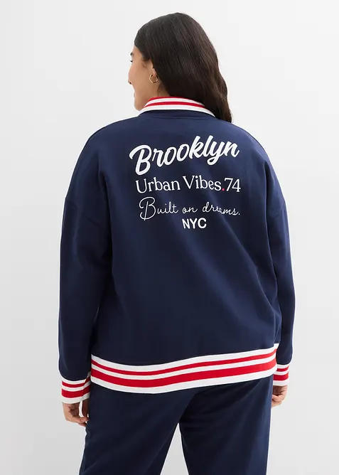 Felpa oversize in puro cotone biologico, bonprix