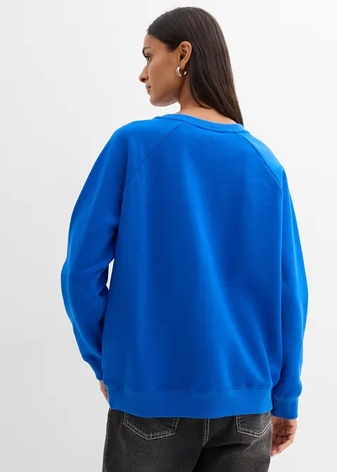 Felpa oversize in puro cotone biologico, bonprix