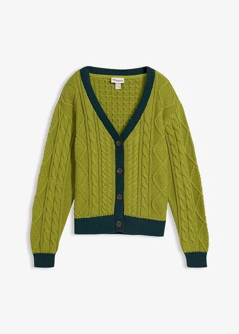 Cardigan in puro cotone, bonprix