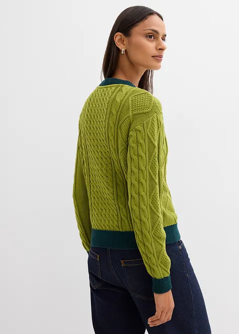 Cardigan in puro cotone, bonprix