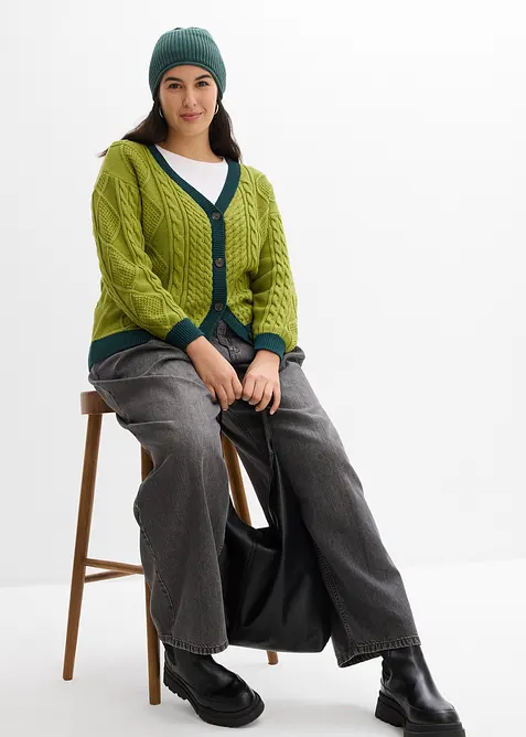 Cardigan in puro cotone, bonprix