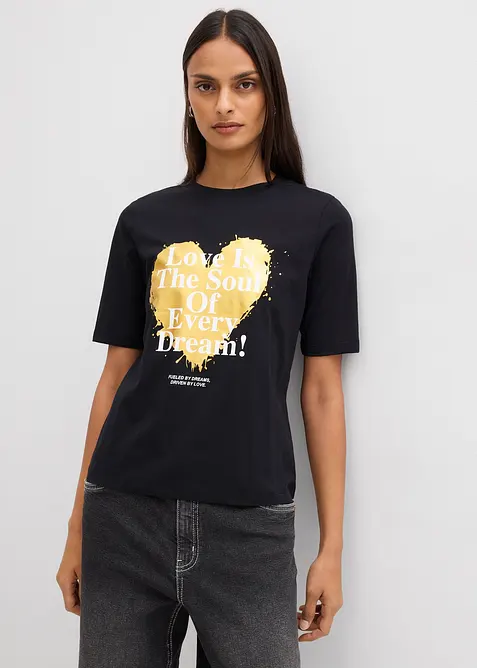 T-shirt in puro cotone biologico, bonprix