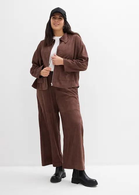 Giacca-camicia in similpelle, bonprix