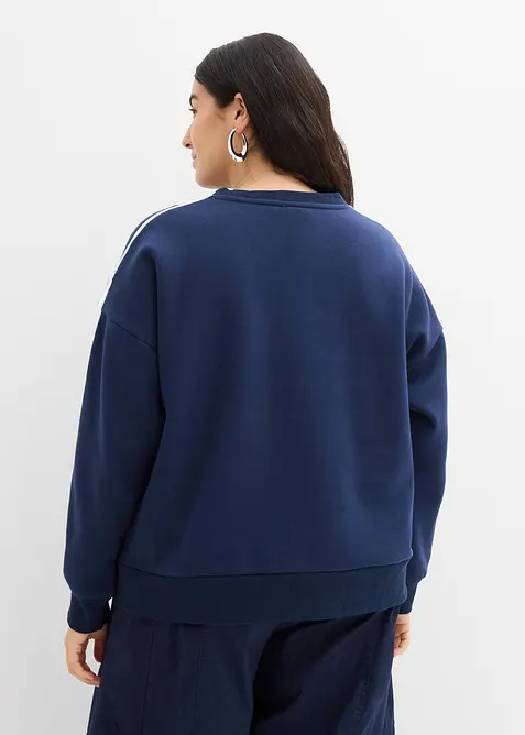 Felpa oversize in misto cotone morbido, bonprix