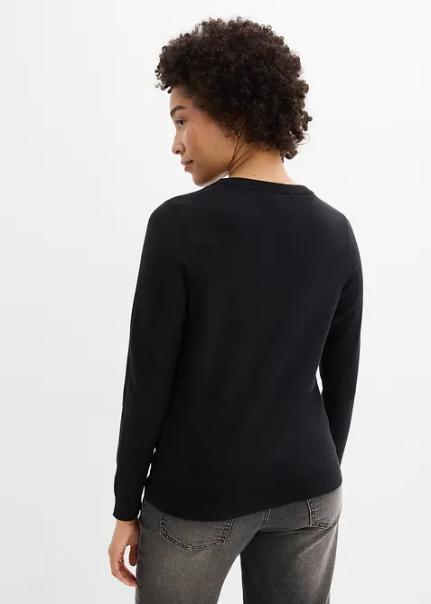 Maglione in filato fine, bonprix