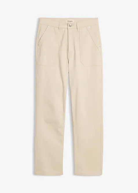 Pantaloni cropped in twill, bonprix