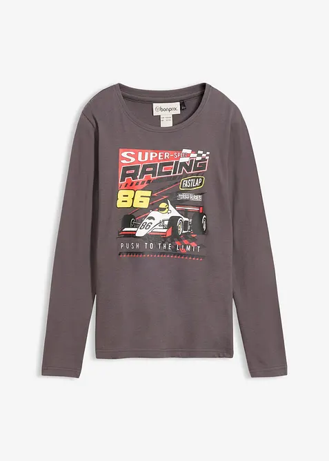 Maglia a maniche lunghe in puro cotone biologico, bonprix