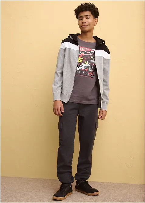 Maglia a maniche lunghe in puro cotone biologico, bonprix