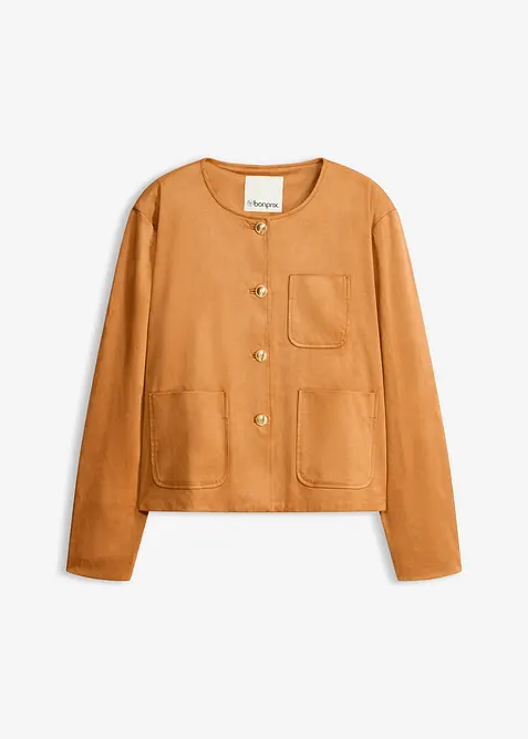 Giacca in similpelle scamosciata, bonprix