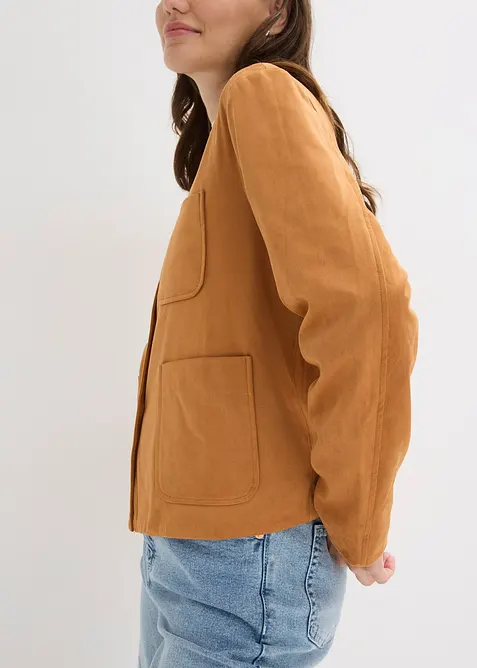 Giacca in similpelle scamosciata, bonprix