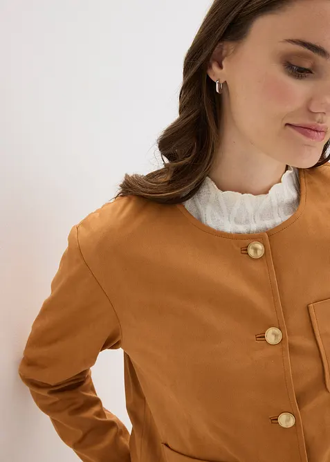 Giacca in similpelle scamosciata, bonprix