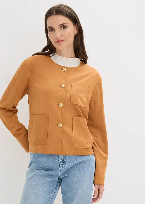 Giacca in similpelle scamosciata, bonprix