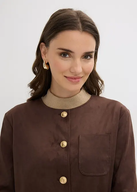 Giacca in similpelle scamosciata, bonprix