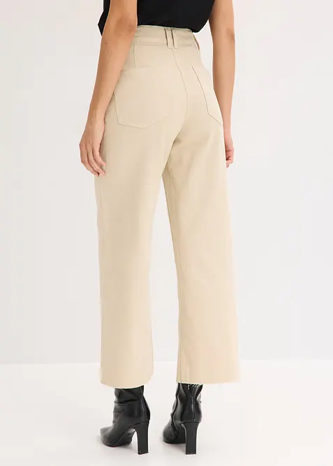 Pantaloni in twill di puro cotone, bonprix