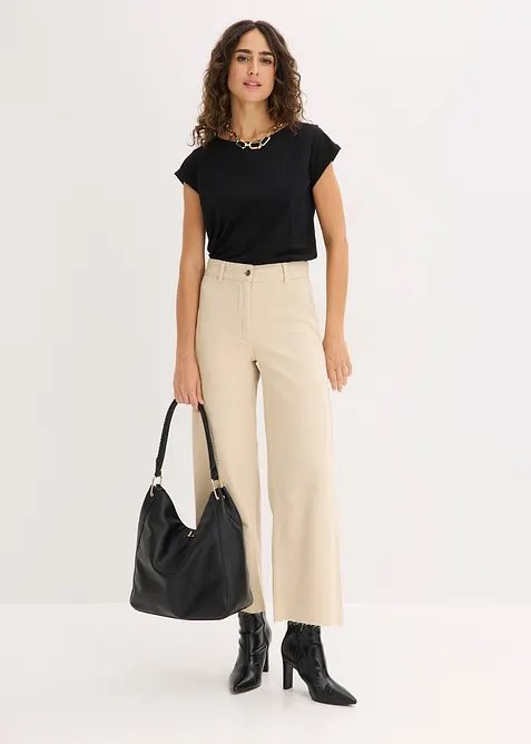 Pantaloni in twill di puro cotone, bonprix