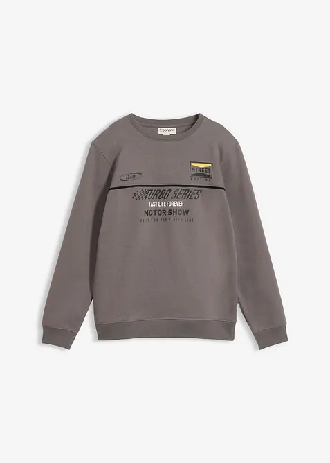 Felpa in misto cotone morbido, bonprix