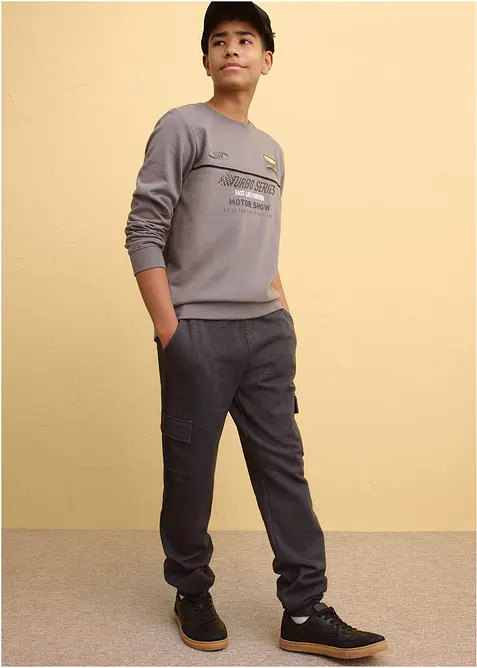 Felpa in misto cotone morbido, bonprix