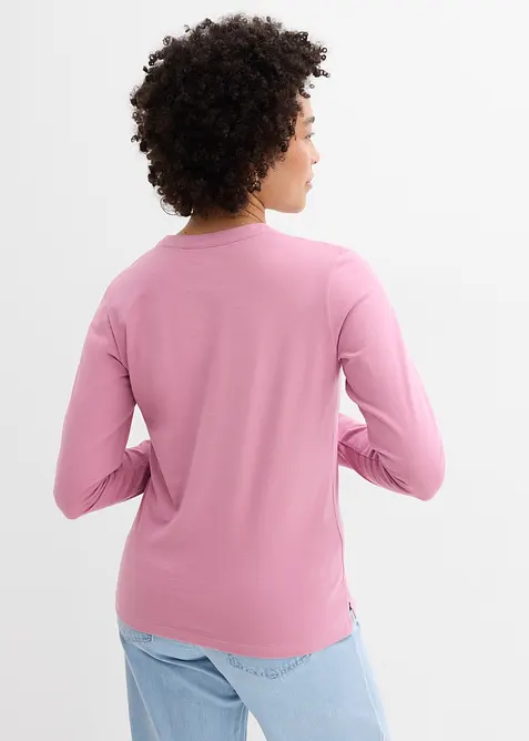 Maglia serafino lunga fino ai fianchi, bonprix