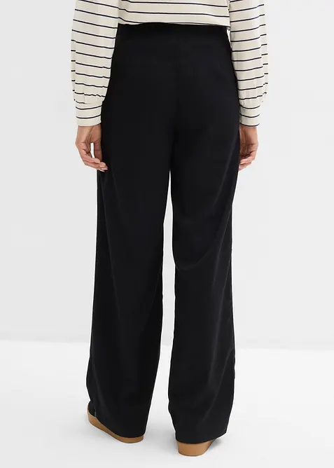 Pantaloni con pinces in misto viscosa, bonprix